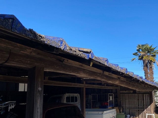 横打ち支持金具取り付け前